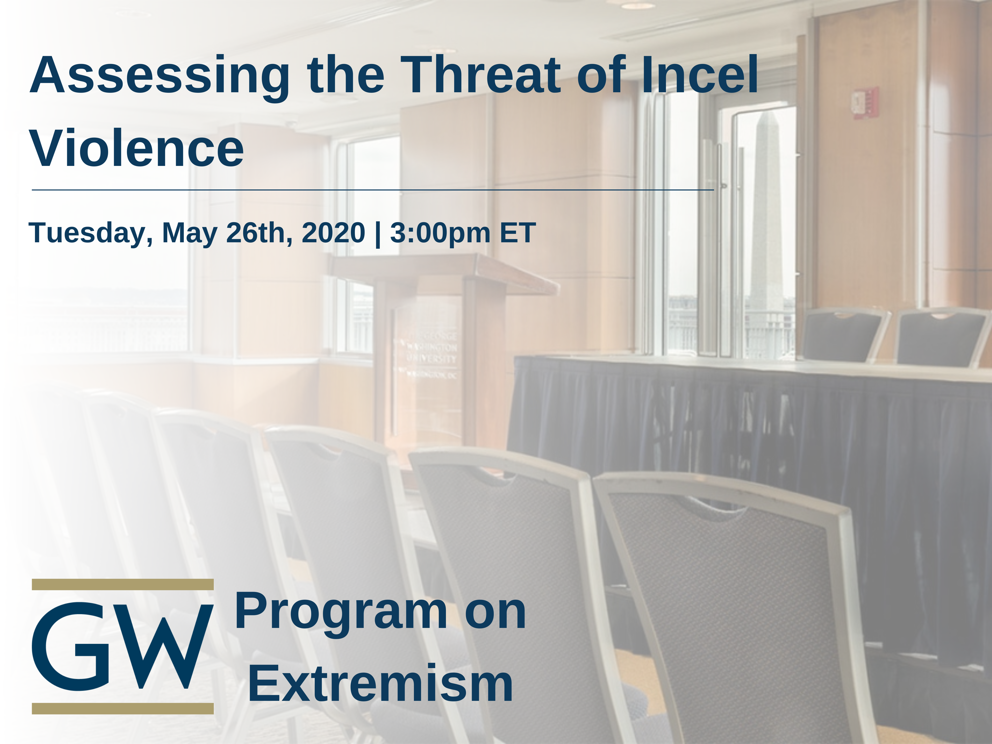 Assessing the Threat of Incel Violence Event Banner