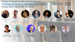 Program on Extremism 9th Annual Conference: The Surge and Change of Antisemitism After October 7