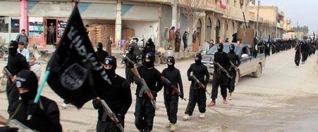 Islamic State guerrilla fighters