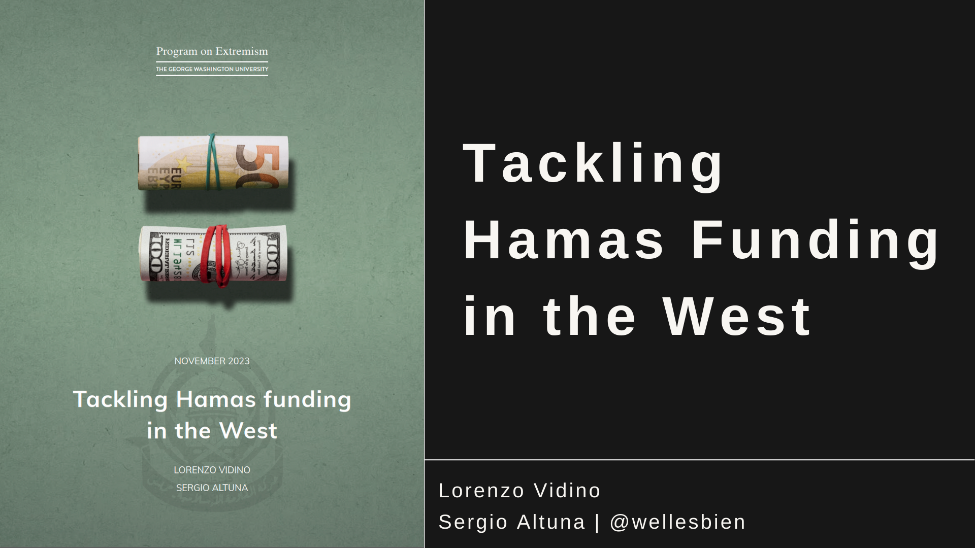 Tackling Hamas Funding in the West