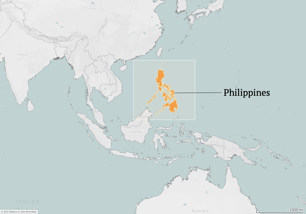 Regional Map of Philippines