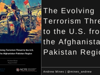 Evolving Terrorism Threat the AfPak Region