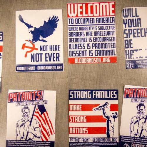 Patriot Front flyers