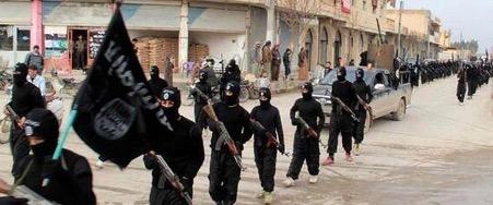 Islamic State guerrilla fighters