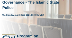 The ISIS Files- Policing as Rebel Governance: The Islamic State Police Event Banner