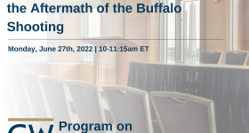 Post-Organizational Extremism in the Aftermath of the Buffalo Shooting Event Banner